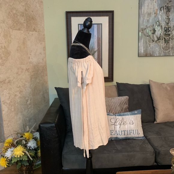 ‼️SOLD‼️LULUS | Off The Shoulder Tie Sleeves Dress - Picture 9 of 12